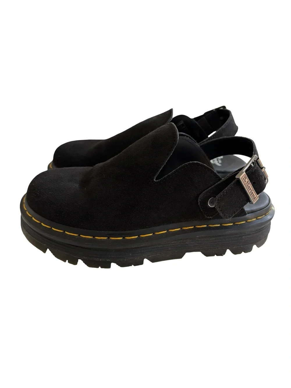 Dr. Martens Women’s Zebzag Suede Slingback Mules Sz 7